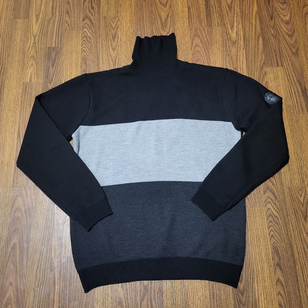 Canada Weather Gear Men’s Large Knit Turtleneck Sweater Long Sleeve C77